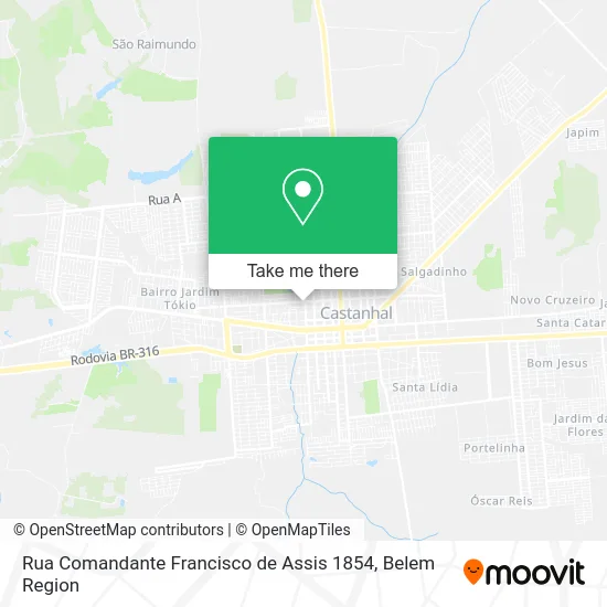 Rua Comandante Francisco de Assis 1854 map