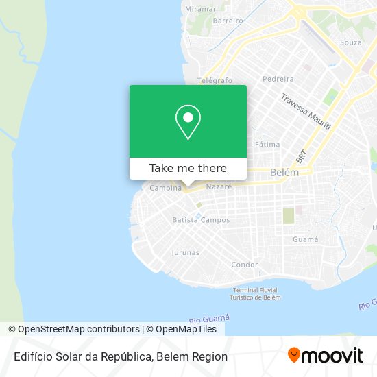 Edifício Solar da República map