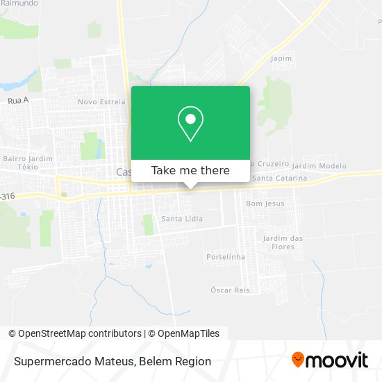 Supermercado Mateus map