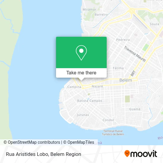 Rua Aristides Lobo map