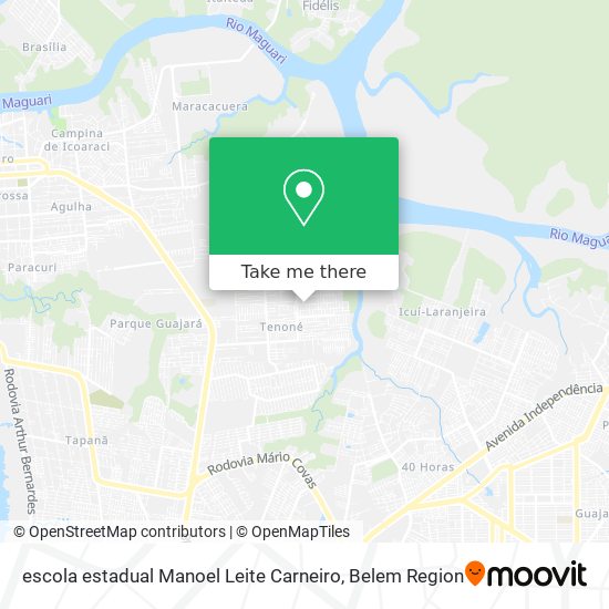 escola estadual Manoel Leite Carneiro map