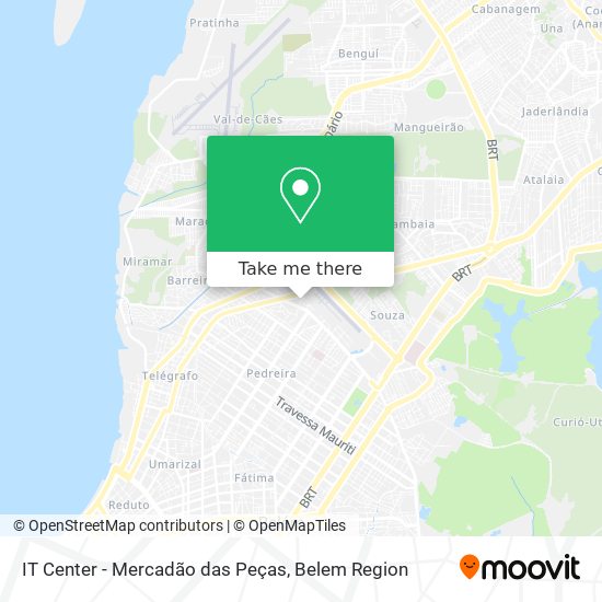 Mapa IT Center - Mercadão das Peças