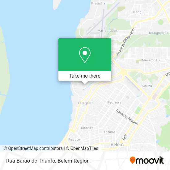 Rua Barão do Triunfo map