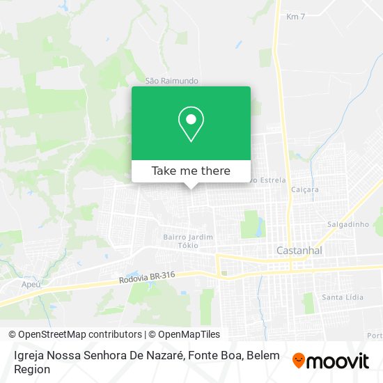 Igreja Nossa Senhora De Nazaré, Fonte Boa map