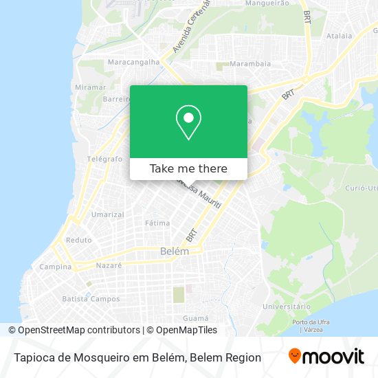 Tapioca de Mosqueiro em Belém map