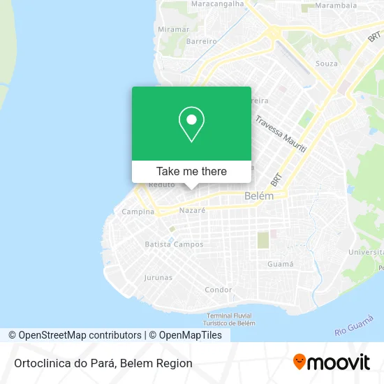 Ortoclinica do Pará map