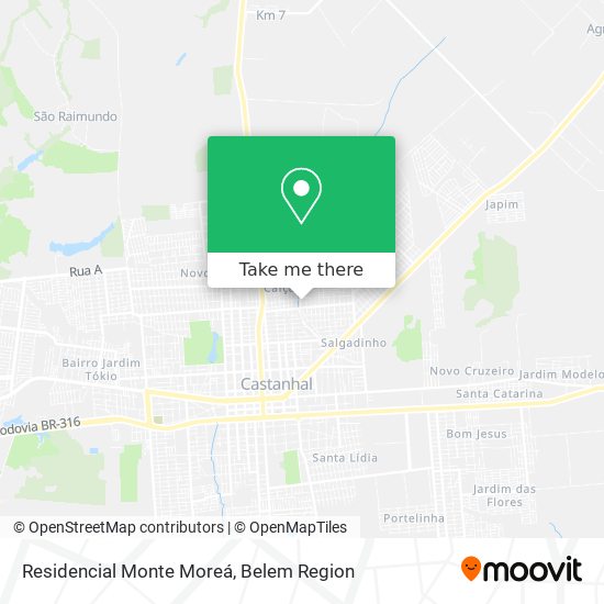 Residencial Monte Moreá map
