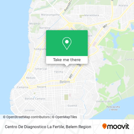 Centro De Diagnostico La Fertile map