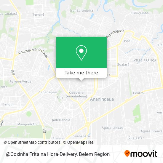 Mapa @Coxinha Frita na Hora-Delivery