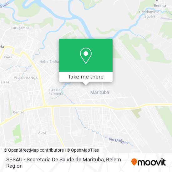 SESAU - Secretaria De Saúde de Marituba map