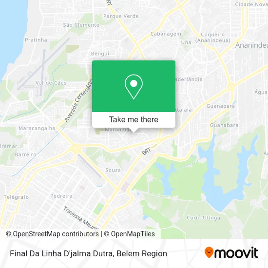 Final Da Linha D'jalma Dutra map