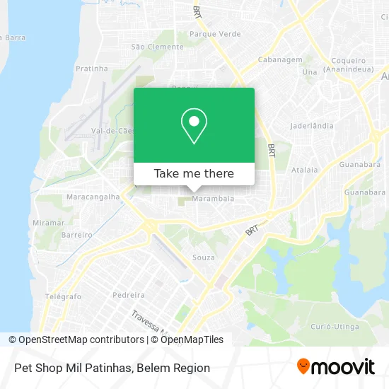 Pet Shop Mil Patinhas map