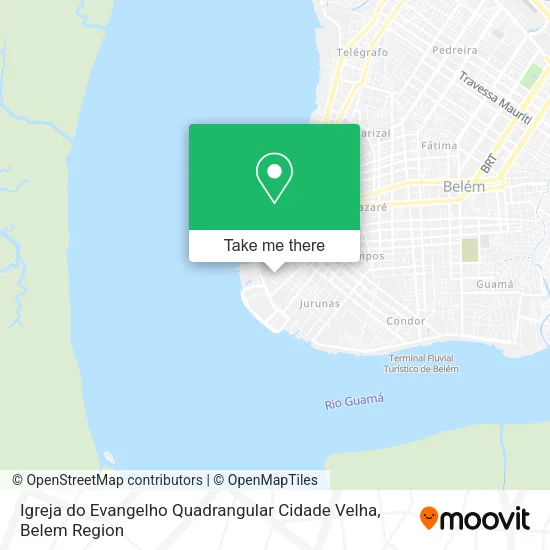 Igreja do Evangelho Quadrangular Cidade Velha map