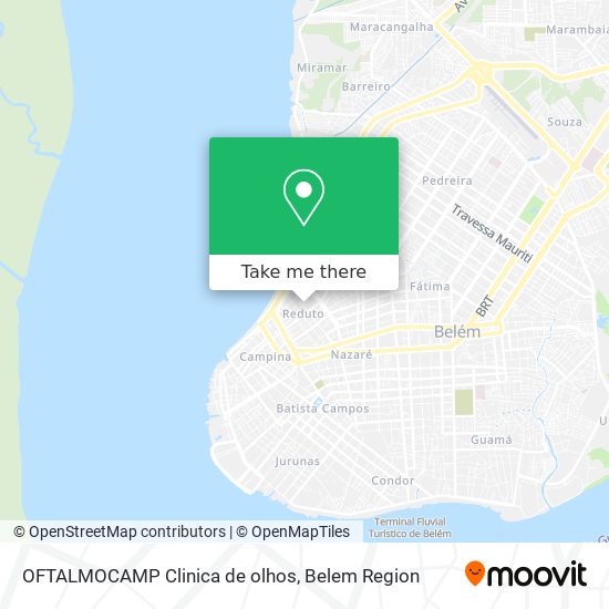 OFTALMOCAMP Clinica de olhos map