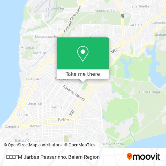 EEEFM Jarbas Passarinho map