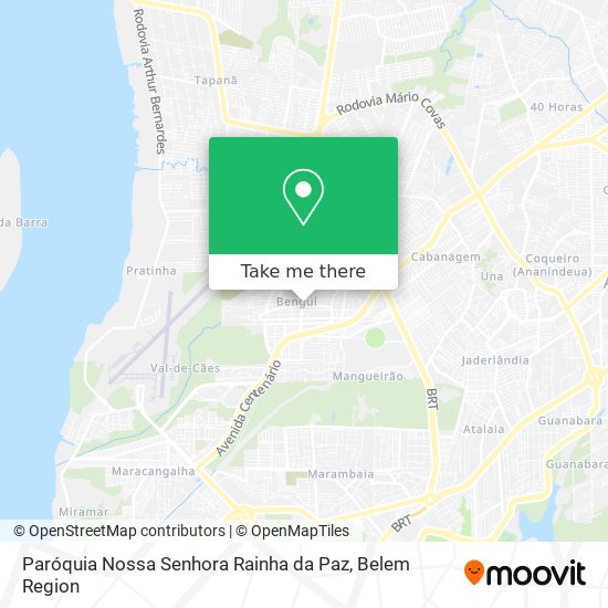 Mapa Paróquia Nossa Senhora Rainha da Paz