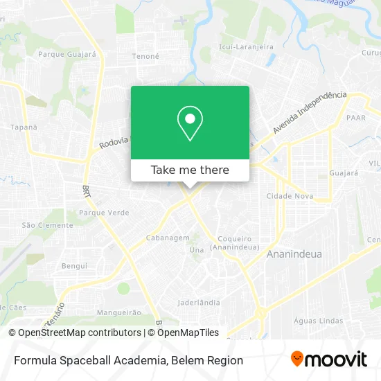 Formula Spaceball Academia map