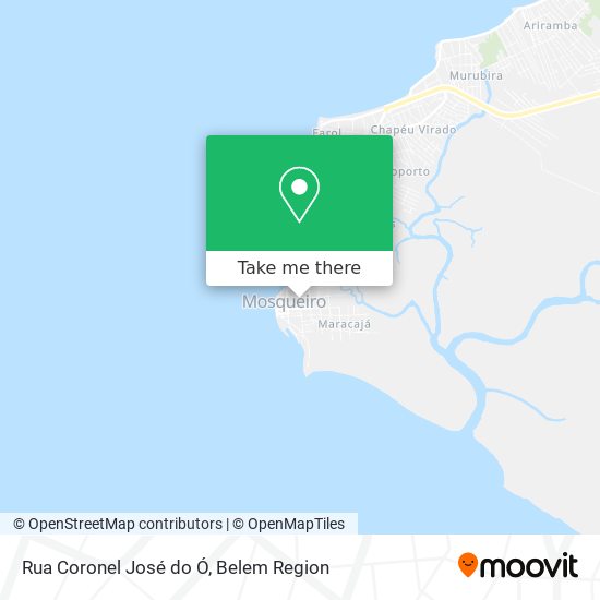 Mapa Rua Coronel José do Ó