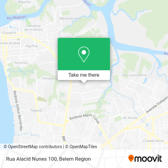 Rua Alacid Nunes 100 map