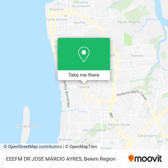 EEEFM  DR JOSÉ MÁRCIO AYRES map