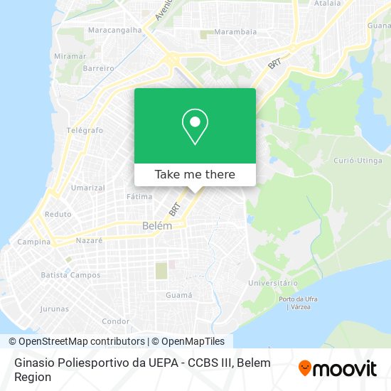 Ginasio Poliesportivo da UEPA - CCBS III map