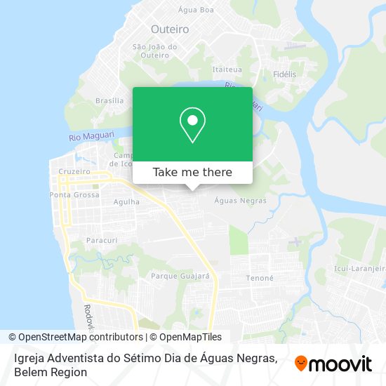 Igreja Adventista do Sétimo Dia de Águas Negras map