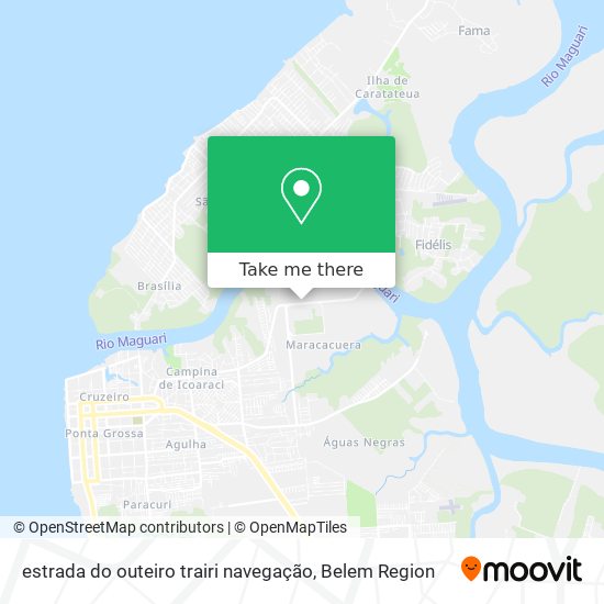 estrada do outeiro   trairi navegação map
