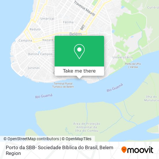 Mapa Porto da SBB- Sociedade Bíblica do Brasil