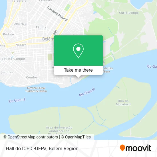 Hall do ICED -UFPa map