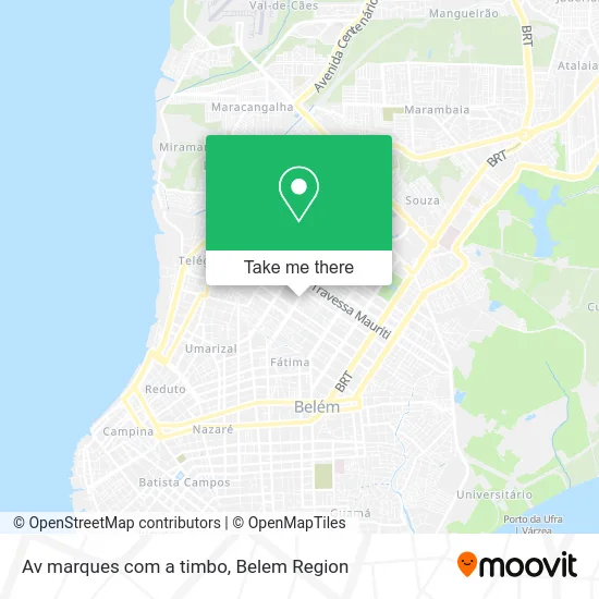 Av marques com a timbo map