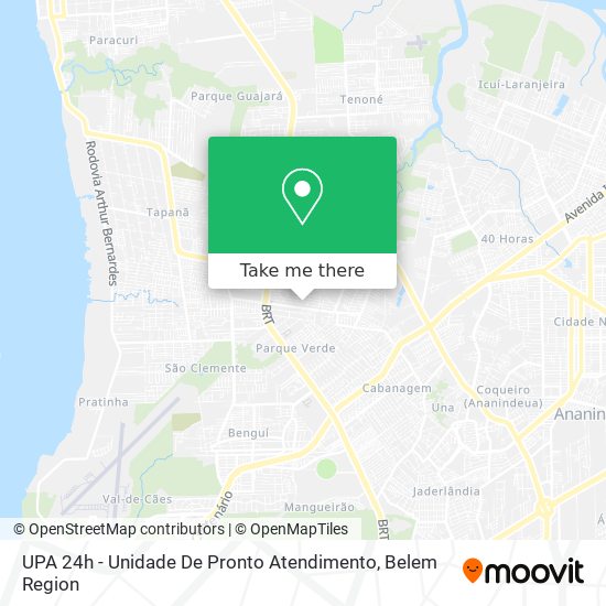 UPA 24h - Unidade De Pronto Atendimento map