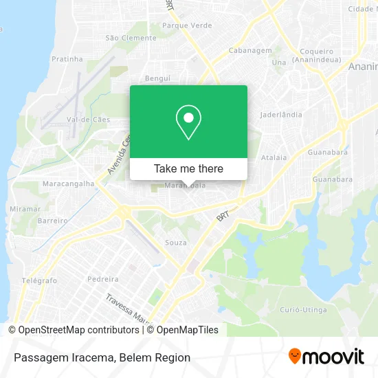 Passagem Iracema map