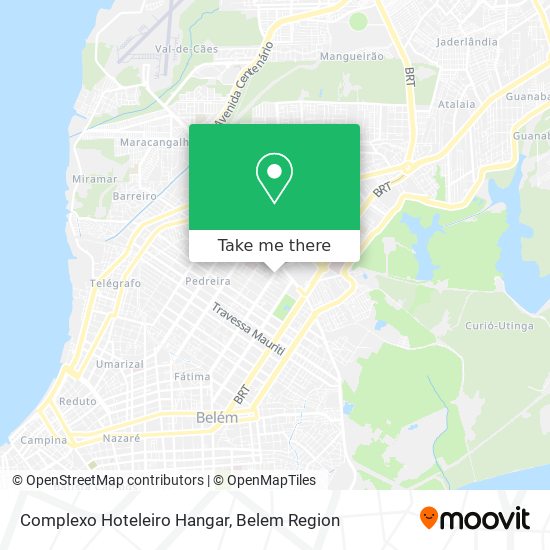Complexo Hoteleiro Hangar map