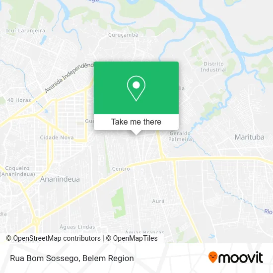 Rua Bom Sossego map