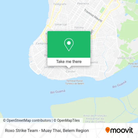 Roxo Strike Team - Muay Thai map