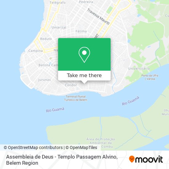 Assembleia de Deus - Templo Passagem Alvino map
