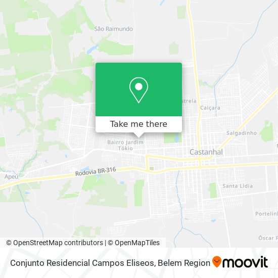 Conjunto Residencial Campos Eliseos map