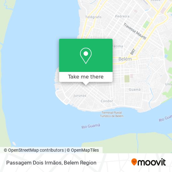 Passagem Dois Irmãos map