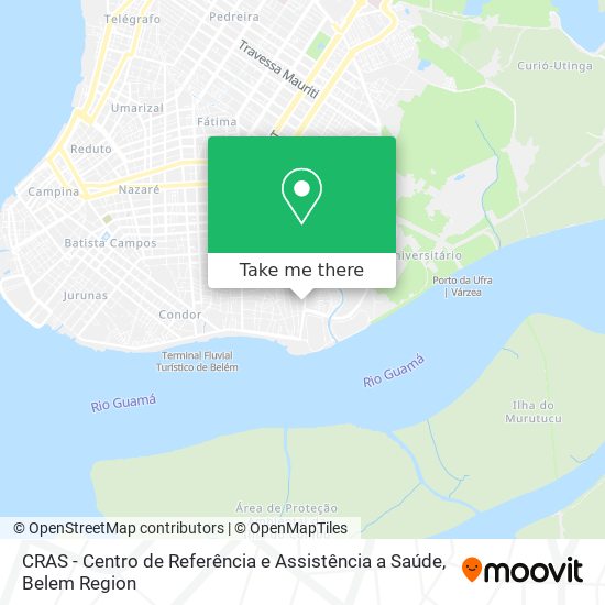 CRAS - Centro de Referência e Assistência a Saúde map