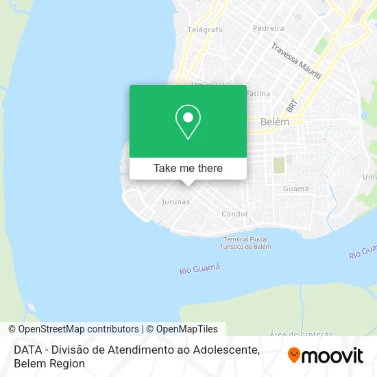 DATA - Divisão de Atendimento ao Adolescente map
