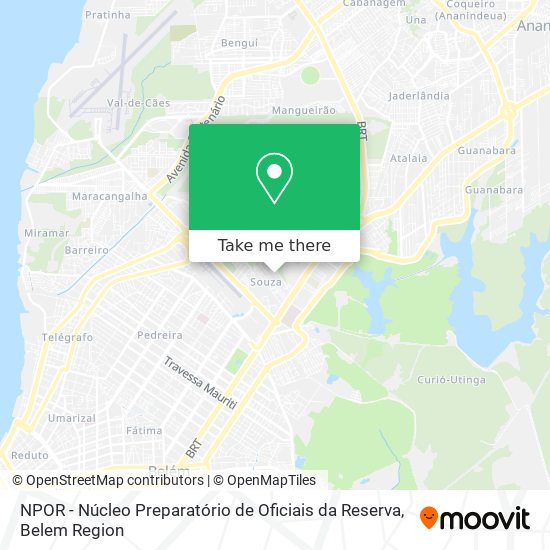 NPOR - Núcleo Preparatório de Oficiais da Reserva map