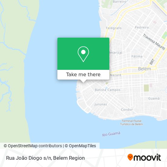 Mapa Rua João Diogo s/n