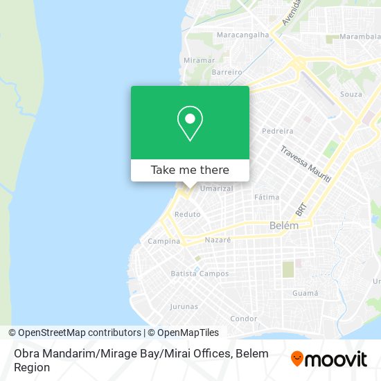 Obra Mandarim / Mirage Bay / Mirai Offices map