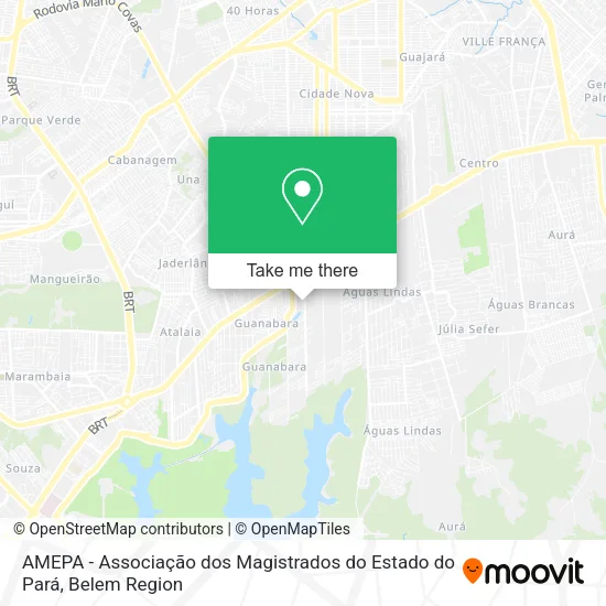 AMEPA - Associação dos Magistrados do Estado do Pará map