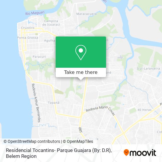 Residencial Tocantins- Parque Guajara (By: D.R) map