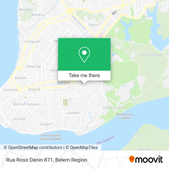 Rua Roso Danin 871 map