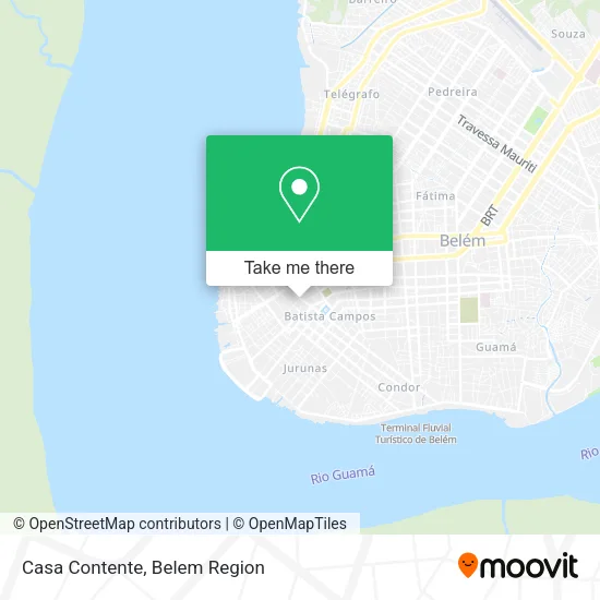 Casa Contente map