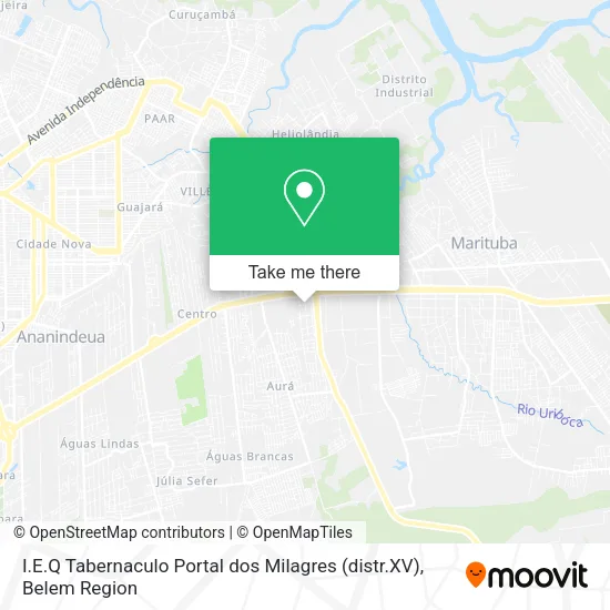 I.E.Q Tabernaculo Portal dos Milagres (distr.XV) map