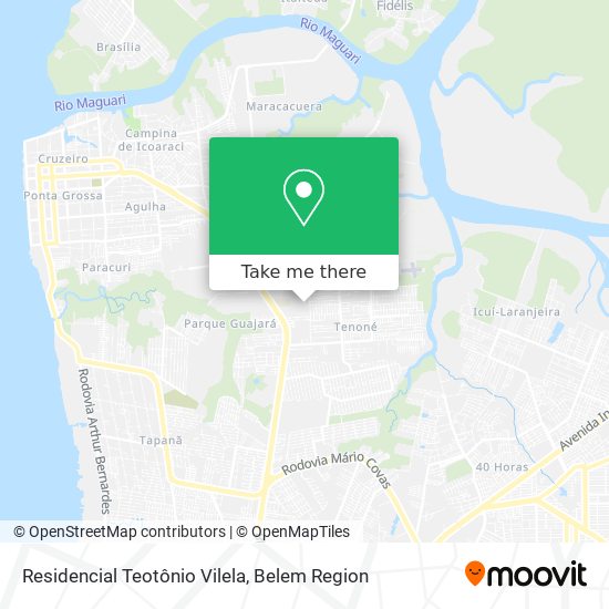 Residencial Teotônio Vilela map