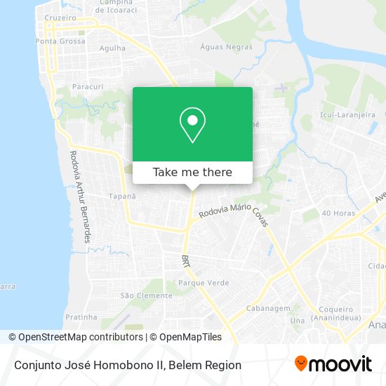 Conjunto José Homobono II map